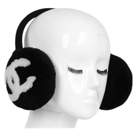 chanel earmuff|chanel earmuffs for sale.